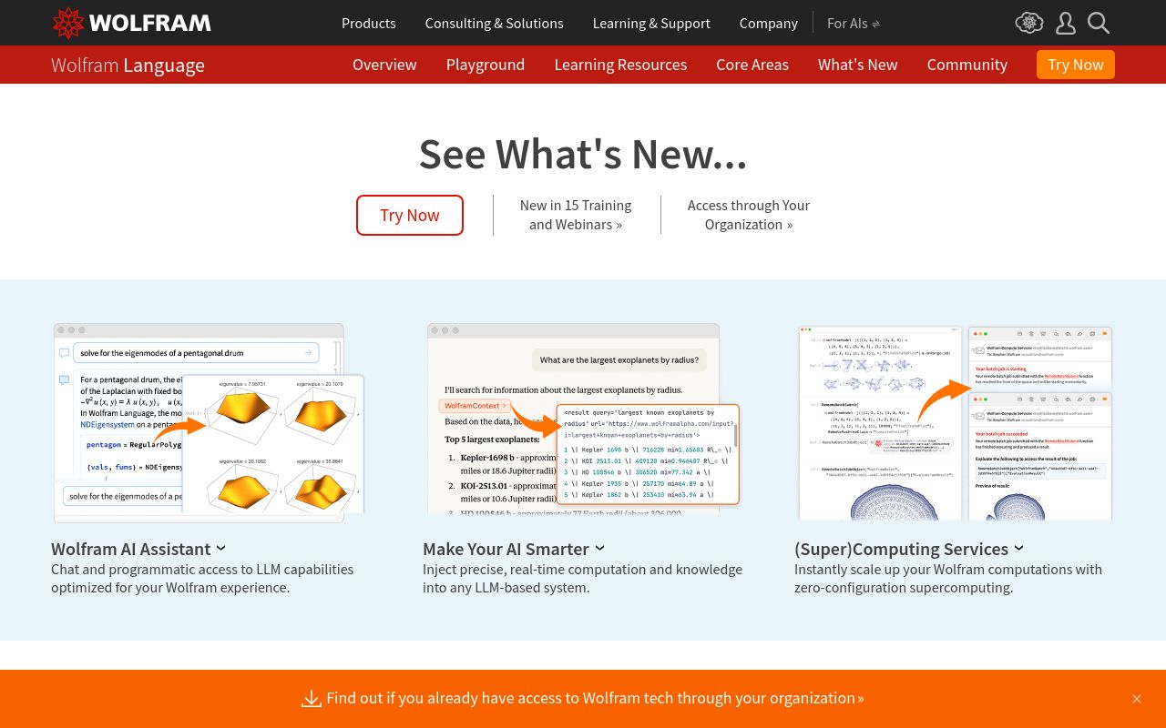 Vista previa de Wolfram Language 15